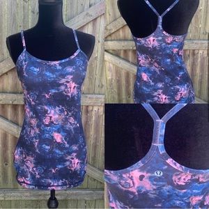 Lululemon athletic stretch athletic spaghetti strap tank tunic M